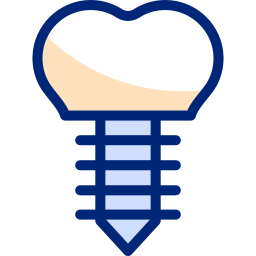Dental implant icon