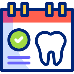 rendez-vous chez le dentiste Icône