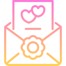 Wedding invitation icon