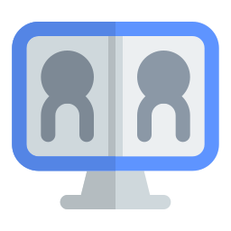 Online meeting icon