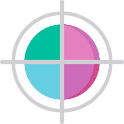 kleuren cirkel icoon