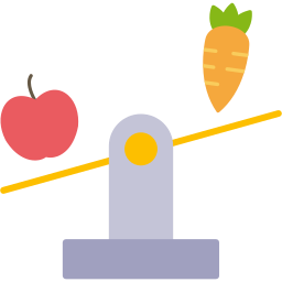 ausgewogene ernährung icon