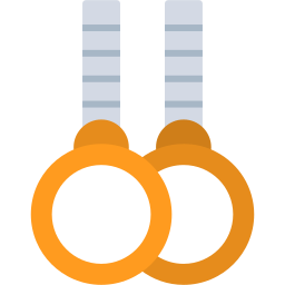 Gymnastic rings icon