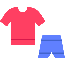 Workout clothes icon