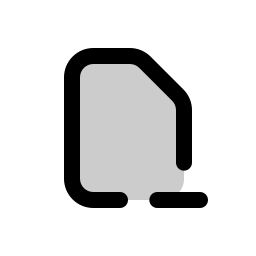 File minus icon