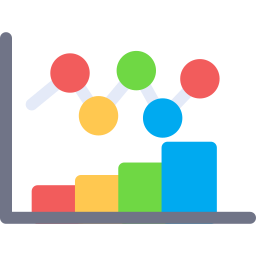 diagramme à bandes Icône