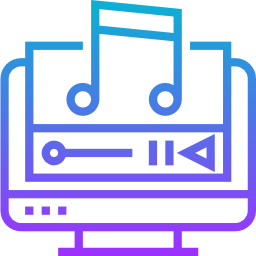 muziek en multimedia icoon