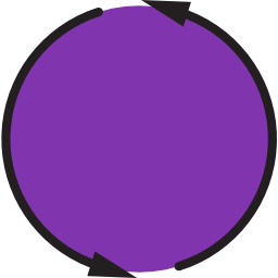 Circular arrows icon