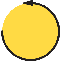 cirkelvormige pijl icoon