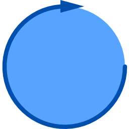 flèche circulaire Icône