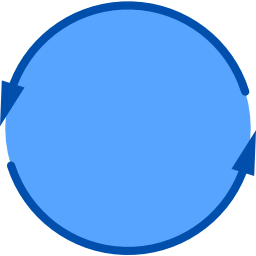 Circular arrows icon