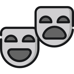 theater maskers icoon