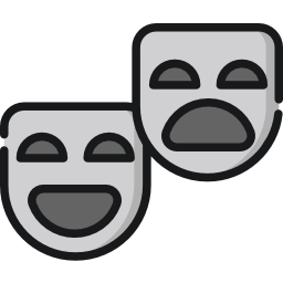 Theater masks icon