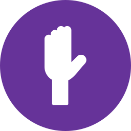 Raise hand icon