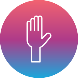 Raise hand icon