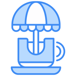 przejażdżka z filiżanką herbaty ikona