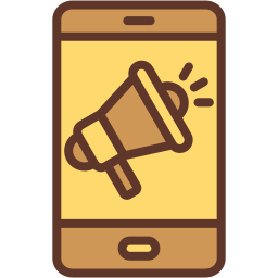mobiele marketing icoon