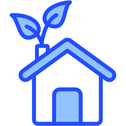 Eco house icon