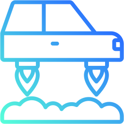 Flying car icon