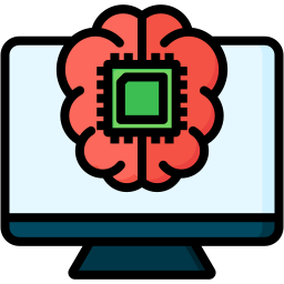 Brain machine interface icon