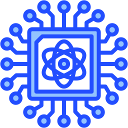 computación cuántica icono