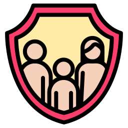 Family protection icon