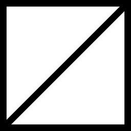 대각선 icon
