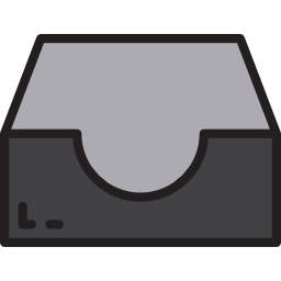 caja vacia icono