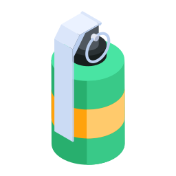 Hand bomb icon