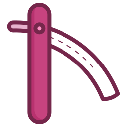 Straight razor icon