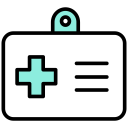 Dentification card icon