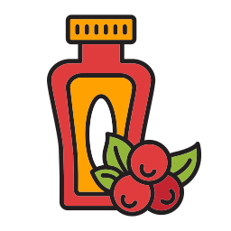botella de almíbar icono