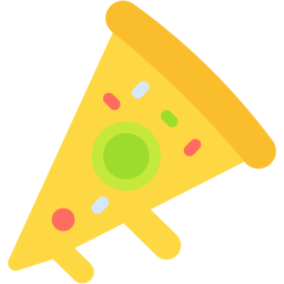 tranche de pizza Icône