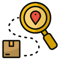 Tracking delivery icon