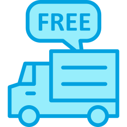 furgone per consegne gratuite icona