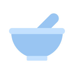 Medicine bowl icon