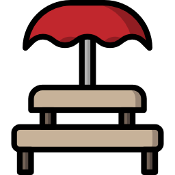 ピクニック用のテーブル icon