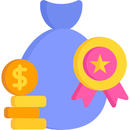Reward based crowdfunding icon