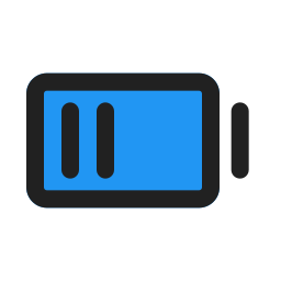 Half battery icon