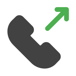 Outgoing call icon