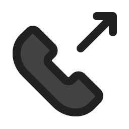 Outgoing call icon