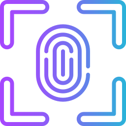 Fingerprint scanner icon