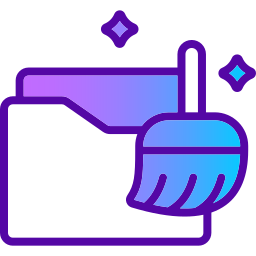 Data cleaning icon