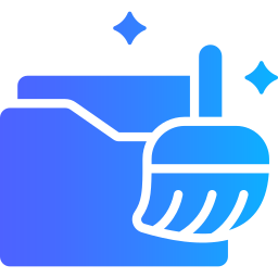 Data cleaning icon