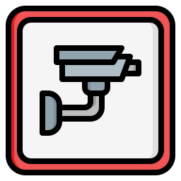 caméra de vidéosurveillance Icône