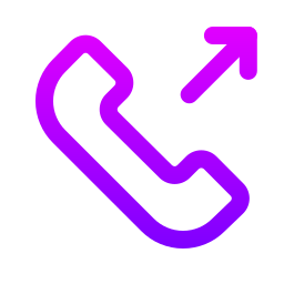 Outgoing call icon