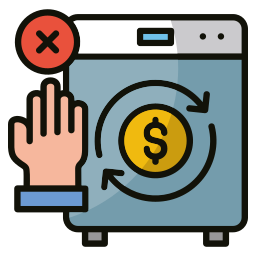 Anti money laundering icon