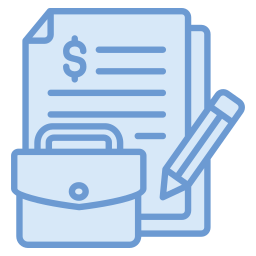 Business contract icon