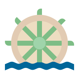 Водяное колесо иконка