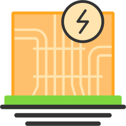 Electrical wiring icon